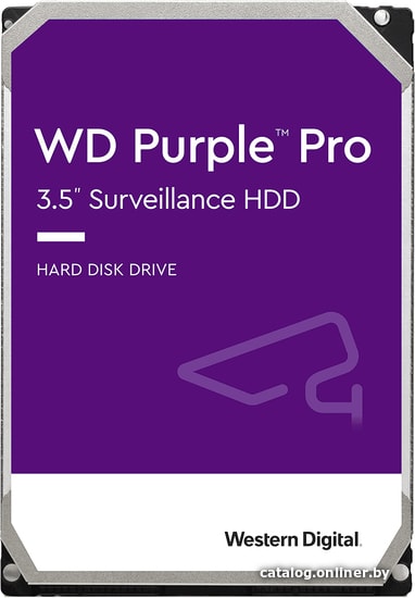 HDD 3.5" SATA-III WD 8TB Purple Pro (WD8001PURP) 7200RPM 256Mb