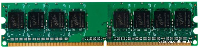 DDR III 4GB (1x4Gb) PC-12800 1600MHz Geil Green Series (GG34GB1600C11SC) CL11 