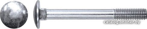 Болт мебельный М10х50 мм с квадратом, DIN 603 (30 шт в карт. уп.) STARFIX SMC1-95813-30