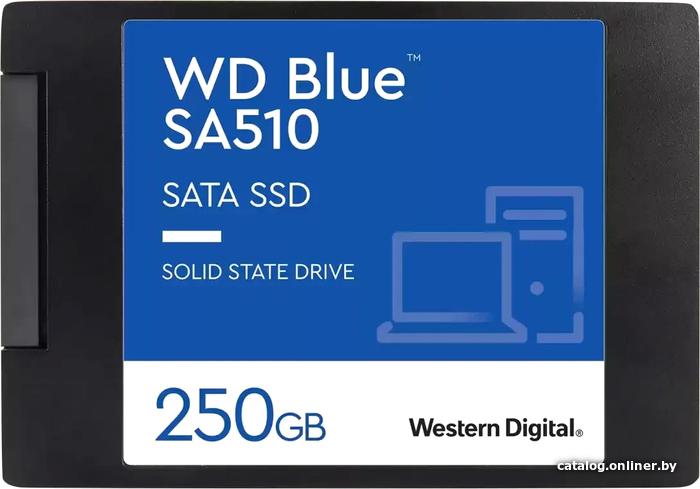 SSD 2,5" SATA-III WD 250GB SA510 Blue (WDS250G3B0A)