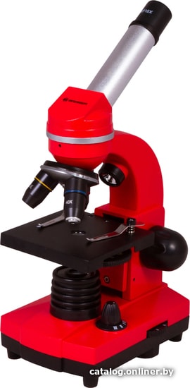Микроскоп Bresser Junior Biolux SEL световой/оптический/биологический 40–1600x на 3 объектива красный 74320