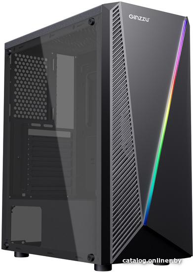 Корпус ATX Без БП Ginzzu SL150 Black