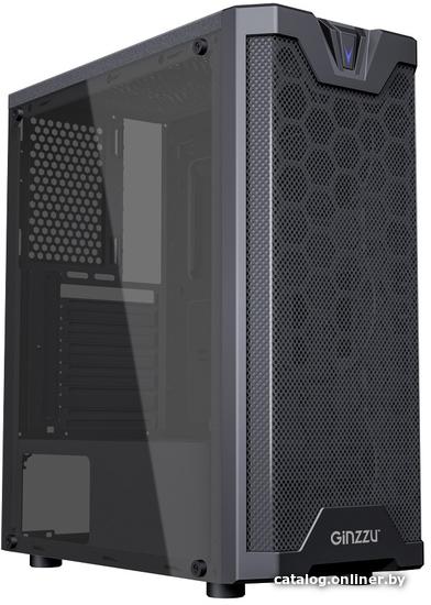 Корпус ATX без БП Ginzzu SL180 Black