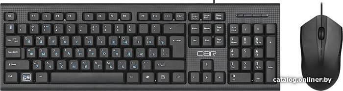 Клавиатура + мышь CBR KB SET 711 Carbon