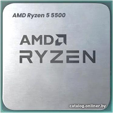CPU Socket-AM4 AMD Ryzen 5 5500 (100-000000457) 3600MHz/AM4/L2+L3 19456Kb OEM