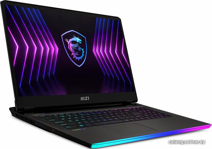 Ноутбук MSI Raider GE77HX 12UHS-232RU Core i7 12800HX 32Gb SSD2Tb NVIDIA GeForce RTX3080Ti 16Gb 17.3" QHD (2560x1440) Windows 11 dk.grey WiFi BT Cam 9S7-17K514-232