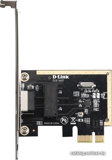 Сетевая карта D-Link DGE-560T/20/D2A Managed Gigabit PCI-Express NIC