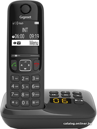 Радиотелефон Dect Gigaset AS690A Duo RUS черный L36852-H2836-S301