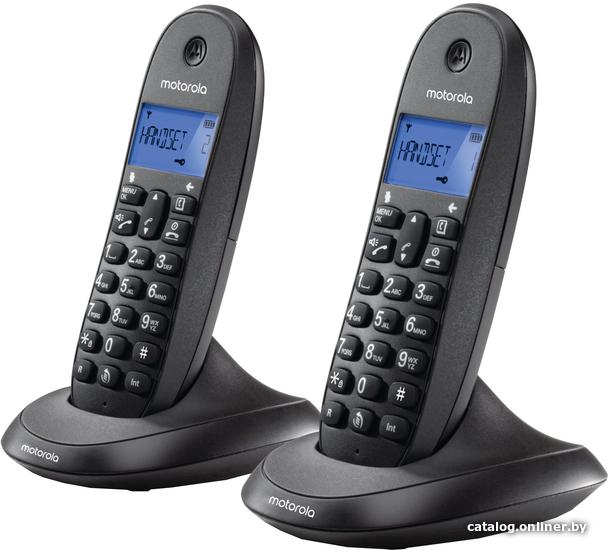 Радиотелефон Dect Motorola C1002LB+ Black