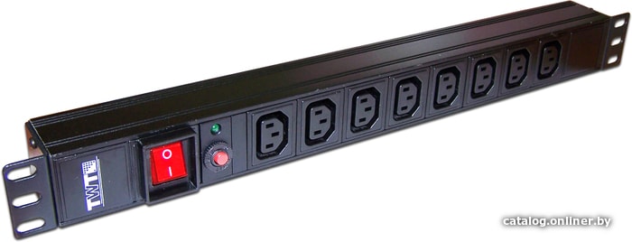 Блок розеток Lanmaster TWT-PDU19-10A8C3