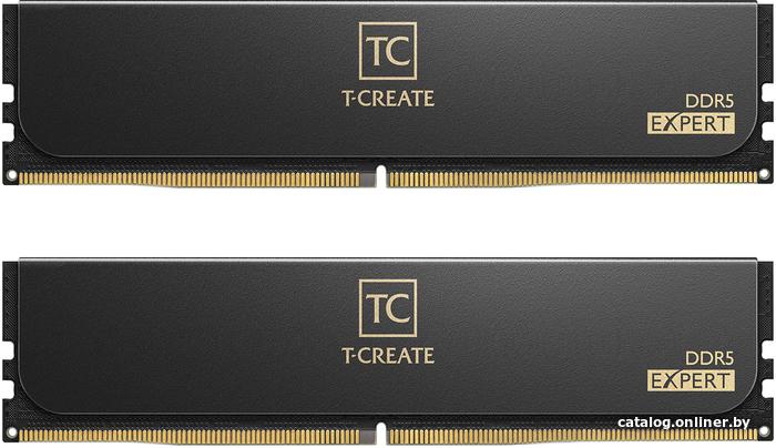 DDR5 64GB (2x32GB) 6400MHz TeamGroup T-Create Expert (CTCED564G6400HC34BDC01) Black CL34 (34-44-44-84) 1.35V