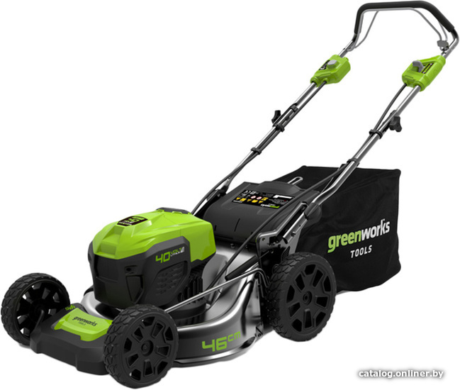 Газонокосилка Greenworks GD40LM46SPK4 (2506807UB) c 1хАКБ 4 Ач и ЗУ