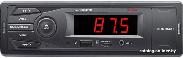 Автомагнитола Soundmax SM-CCR3179B черный