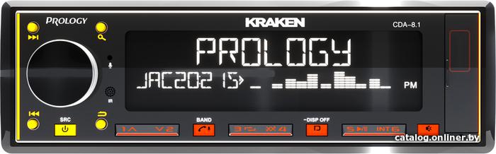 Автомагнитола Prology CDA-8.1 Kraken (PRCDA8.1KRAKEN)