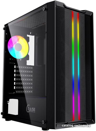 Корпус ATX Без БП Powercase Mistral Evo Black (CMIEB-F4S)