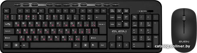 Клавиатура + мышь Sven KB-C3200W Wireless Black SV-019044
