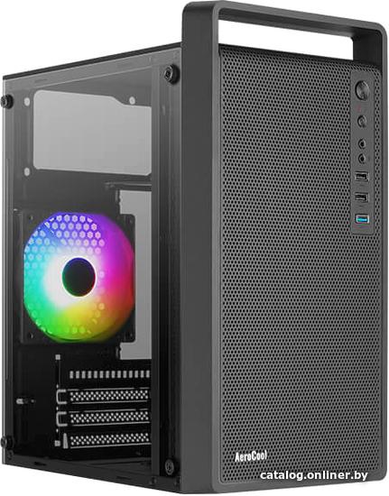 Корпус mATX Без БП Aerocool CS-109-G-BK-v1