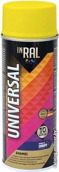 Краска-эмаль INRAL 400мл (1018) (Цвет желтый глянц.) 26-7-6-039
