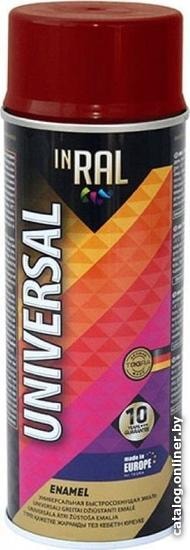 Краска-эмаль INRAL 400мл (3000) (Цвет красный огонь глянц.) 26-7-6-044