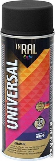 Краска-эмаль INRAL 400мл (9017) (Цвет черный глянц.) 26-7-6-004