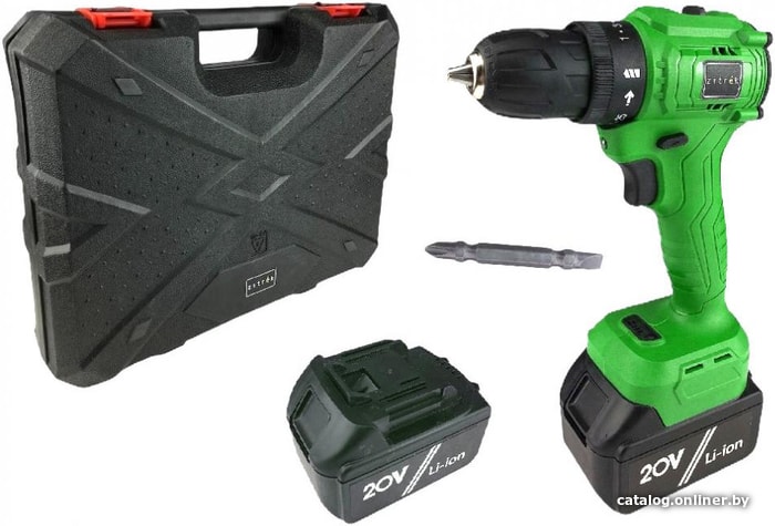 Дрель-шуруповерт Zitrek Greenpower 20 Pro SET 1 063-4061