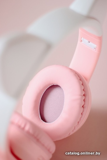Наушники Miru W101 CAT EP-W10 розовый