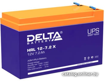 UPS Аккумулятор Delta HRL 12-7.2 X 12V/7.2Ah