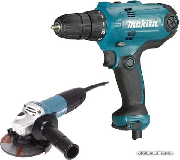 Набор инструментов Makita DK0121 (DF0300 + GA5030)