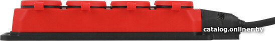 Удлинитель силовой Эра Б0057586 UK-4e-3x1 5-10m-IP44(KG) розеток 4шт 3x1.5 кв.мм 16A 10м КГ без катушки черный