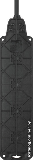 Удлинитель силовой Эра Б0057586 UK-4e-3x1 5-10m-IP44(KG) розеток 4шт 3x1.5 кв.мм 16A 10м КГ без катушки черный