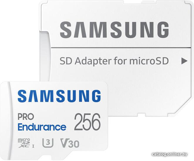 Micro SD 256 Gb Samsung PRO Endurance  + adapter (MB-MJ256KA)