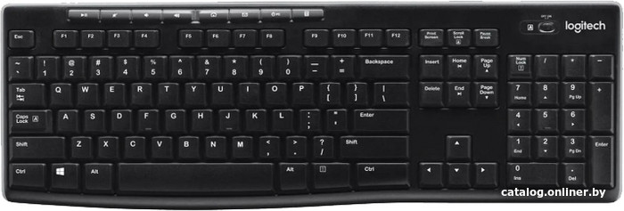 Клавиатура Wireless Logitech K270 (920-003058) Black RTL