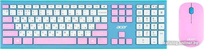Клавиатура + мышь Acer OCC200 USB фиолетовый ZL.ACCEE.003