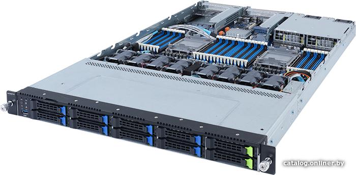 Серверная платформа Gigabyte R182-N20 3rd Gen. Intel Xeon Scalable DP Server System - 1U 10-Bay Gen4 NVMe 6NR182N20MR-00