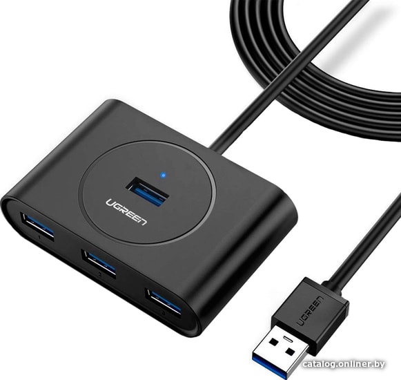 USB HUB UGreen CR113 0.5m Black 20290