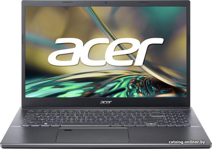 Уцен. Ноутбук Acer Aspire 5 A515-57-51W3 Core i5 1235U 16Gb SSD512Gb Intel UHD Graphics 15.6" IPS FHD (1920x1080) Eshell grey WiFi BT Cam NX.K3KER.006 (Bad Pack)
