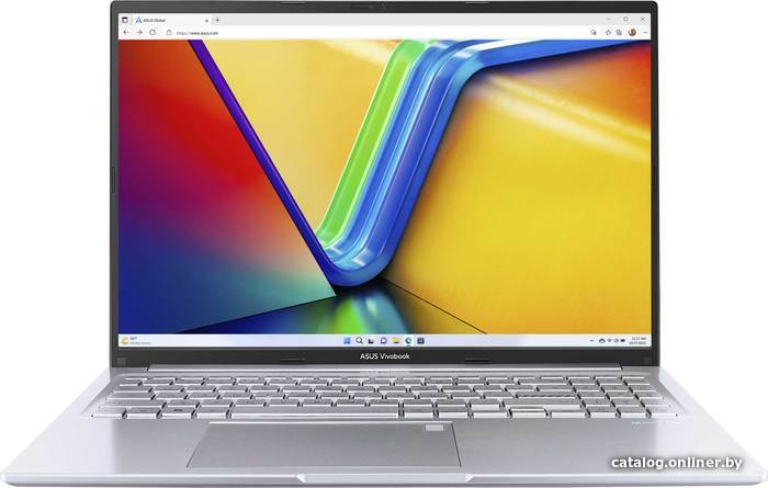Ноутбук ASUS VivoBook 16 M1605YA-MB068 Cool Silver 16" WUXGA Ryzen 5-7530U 8Gb SSD512Gb noOS 90NB10R2-M002E0