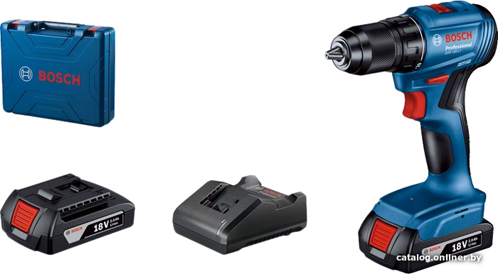 Дрель-шуруповерт Bosch GSR 185-LI 2Ah 2аккум 06019K3000 (0.601.9K3.000)