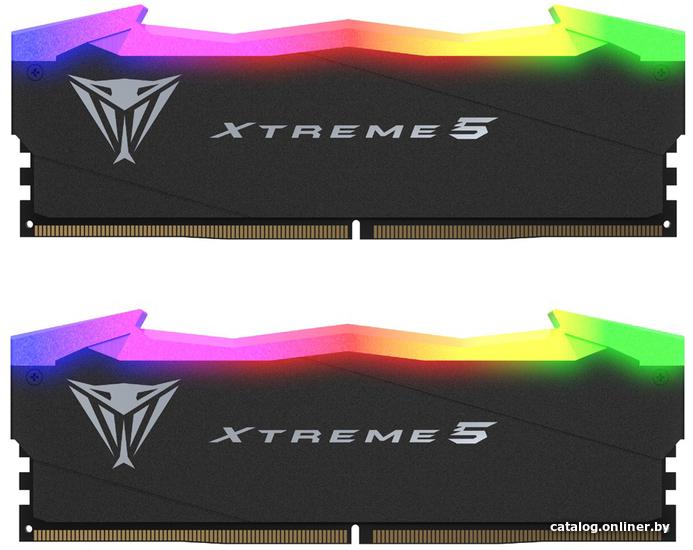 DDR5 48GB (2x24Gb) PC5-64000 8000Mhz Patriot Xtreme 5 (PVXR548G80C38K) CL38