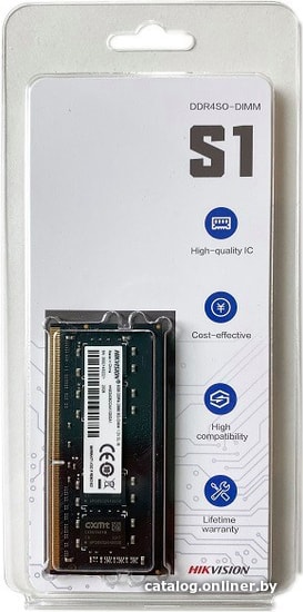 SO-DIMM DDR4 4GB (1x4Gb) PC4-21300 2666MHz Hikvision (HKED4042BBA1D0ZA1/4G) RTL