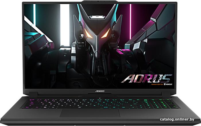 Ноутбук Gigabyte Aorus 7 17.3" IPS Intel Core i5 12500H 2.5Ghz 12-ядерный 16Gb DDR4 512Gb SSD NVIDIA GeForce RTX 4050 для ноутбуков - 6Gb Free DOS черный 9MF-E2KZ513SD