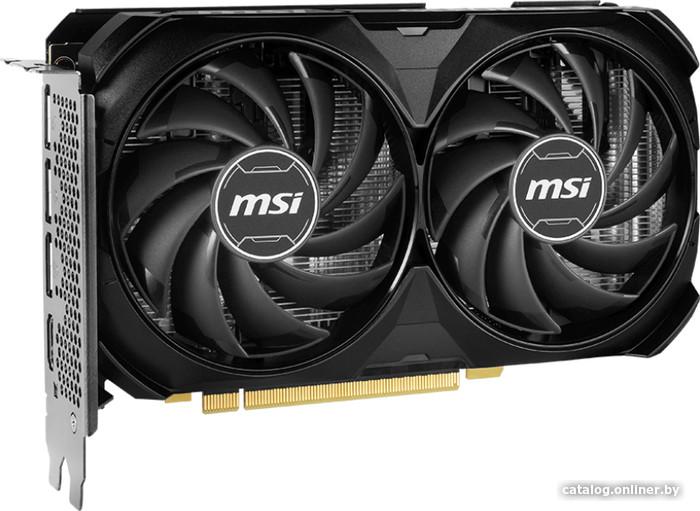 NVIDIA GeForce MSI RTX4060TI (RTX 4060 Ti VENTUS 2X BLACK 16G) 16GB GDDR6 (128bit, 2310(2535)/18000MHz) HDMI DPx3 RTL