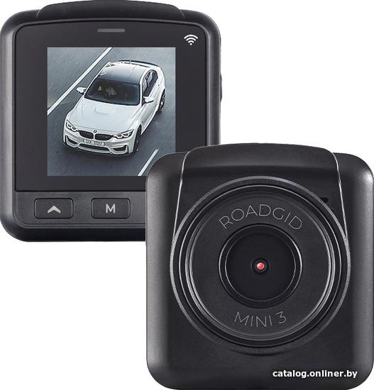 Автомобильный видеорегистратор ROADGID Mini 3 Wi-Fi черный 1045095