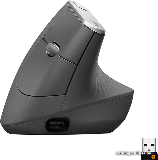 Mouse Wireless Logitech MX Vertical (910-005449) Black-Silver