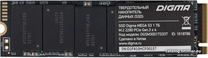 SSD M.2 Digma 1TB Mega S3 DGSM3001TS33T RTL