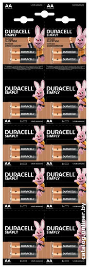 Батарейка Duracell AA HBDC (2x10шт)