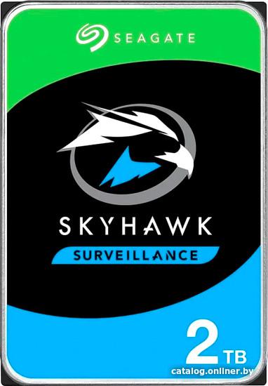 HDD 3.5" SATA-III Seagate 2TB SkyHawk Surveillance (ST2000VX017) 5400RPM 256Mb 6Gb/s OEM