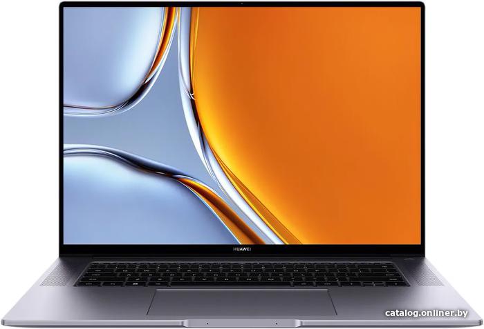 Ноутбук Huawei MateBook 16S CREFG-X 16" IPS Intel Core i9 13900H 2.6Ghz 14-ядерный 16Gb LPDDR5 1Tb SSD Intel Iris Xe graphics Windows 11 Home серый космос 53013SDA