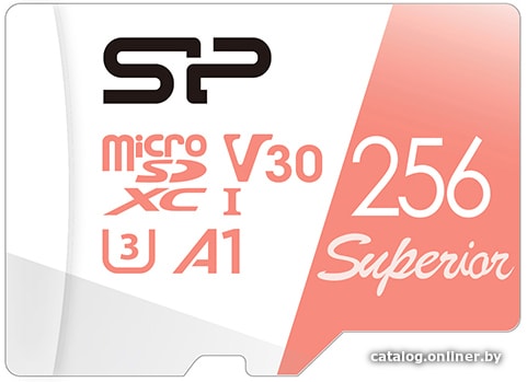 Micro SD 256Gb Silicon Power Superior A1 Class 10 UHS-I U3 (SP256GBSTXDV3V20)