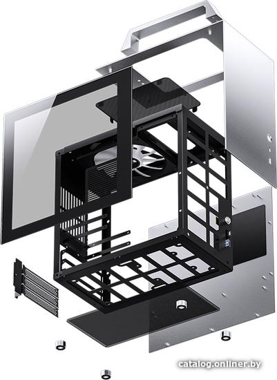 Корпус Mini-ITX без БП Jonsbo T8 Plus Silver